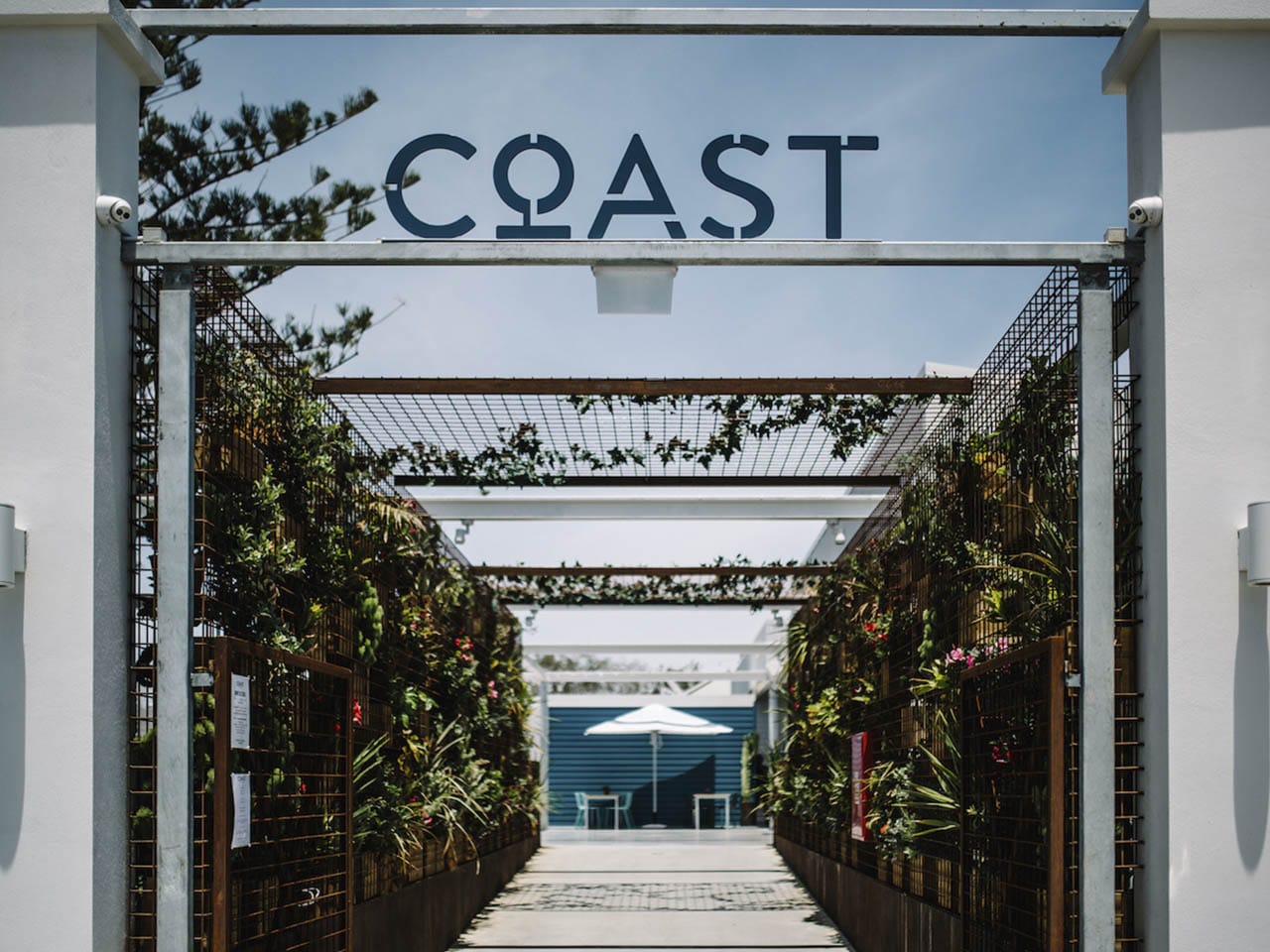 The Entrance Sign For The Coast Port Beach.