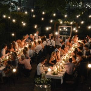 Perth outdoor wedding reception