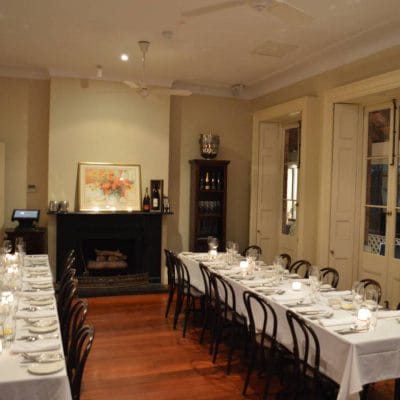 Private dining room Perth