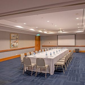 Large meeting room set up
