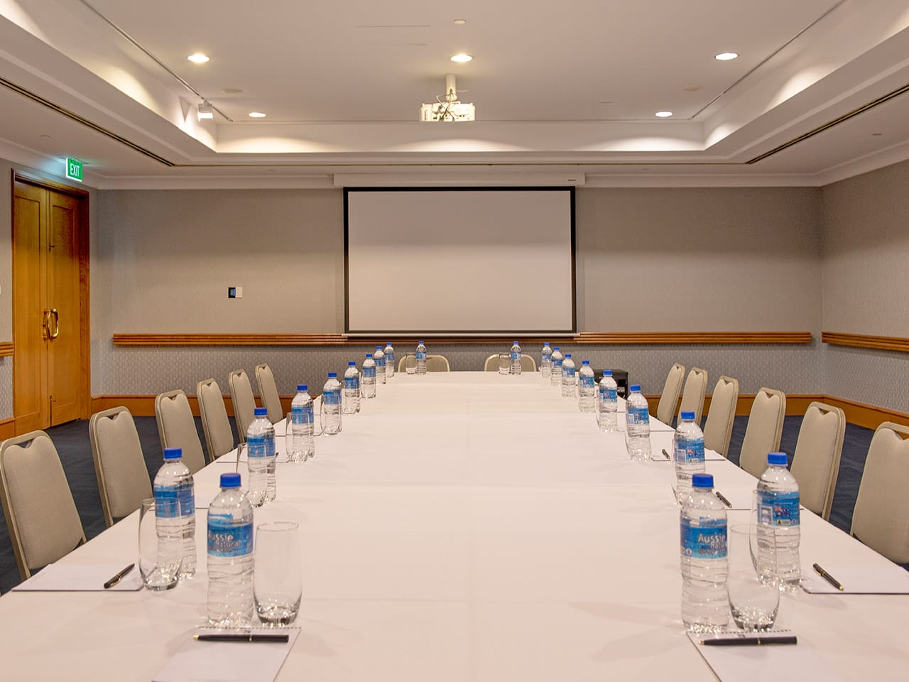 Large hotel meeting room