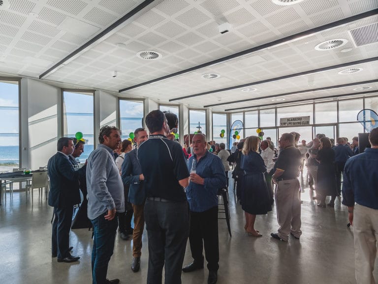 Function room with ocean views