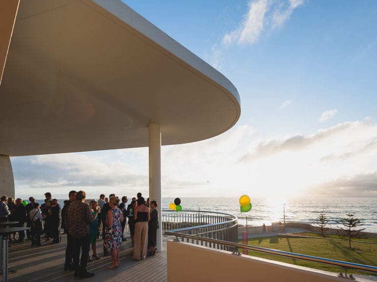Beachfront venue