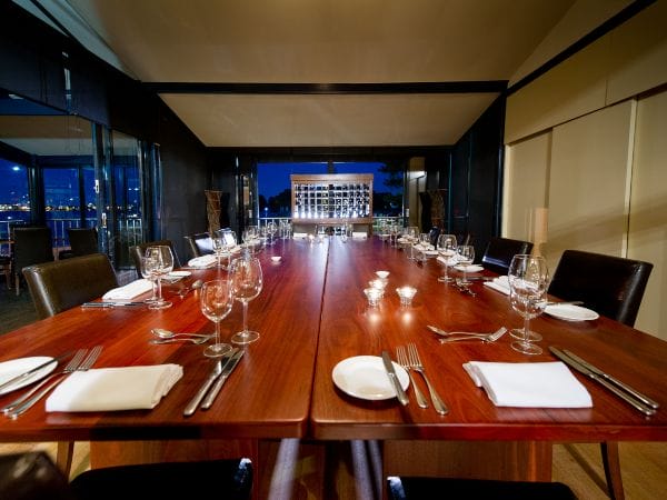 private dining room by the river