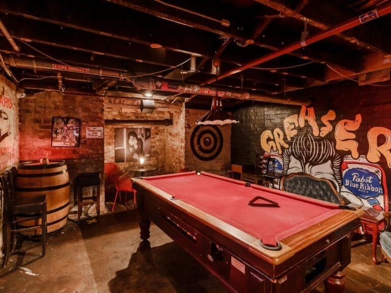 Venue with pool table