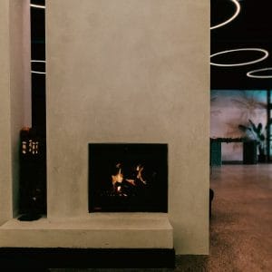 venue with fireplace