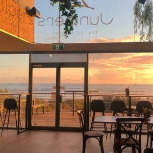 Sunset view and drinks in Adelaide