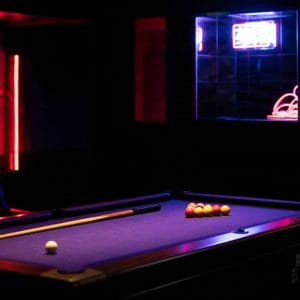 Melbourne party venue with pool table