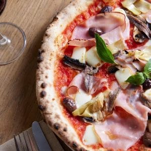 Woodfired pizza venue