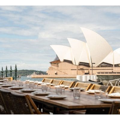 Venue with Sydney Harbour views