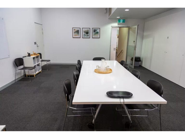 Comfortable boardroom setting