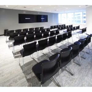 Classroom style setup for events