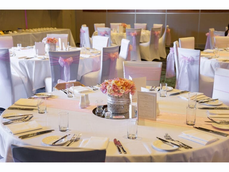 Banquet style setup
